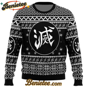 Demon Slayer Corps Uniform Demon Slayer Ugly Christmas Sweater