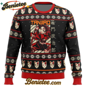 Demon Slayer Tanjiro Ugly Christmas Sweater