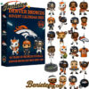 Denver Broncos Advent Calendar 2025 – 66th Anniversary Limited Edition Christmas Gift, Christmas Idea, Christmas Countdown Advent Calendar Gift Box with 24 Acrylic Ornaments