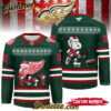 Detroit Red Wings - Premium NHL Peanuts Snoopy Hockey Jersey