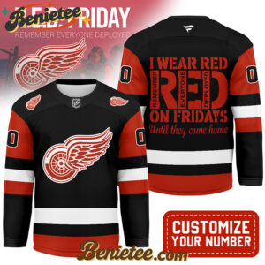 Detroit Red Wings - Premium NHL Red Friday Hockey Jersey