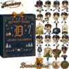 Detroit Tigers Advent Calendar, Christmas Countdown Advent Calendar Gift Box with 24 Acrylic Ornaments