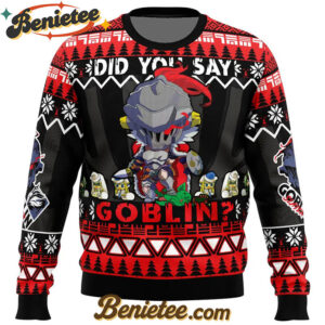 Did You Say Goblin? Goblin Slayer Ugly Christmas Sweater