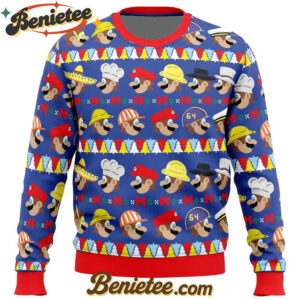 Do The Odyssey Mario Bros. Ugly Christmas Sweater