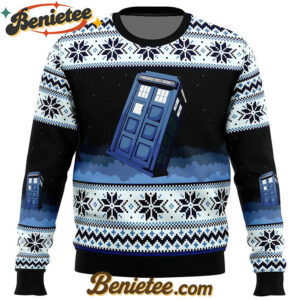 Doctor Who Tardis Ugly Christmas Sweater