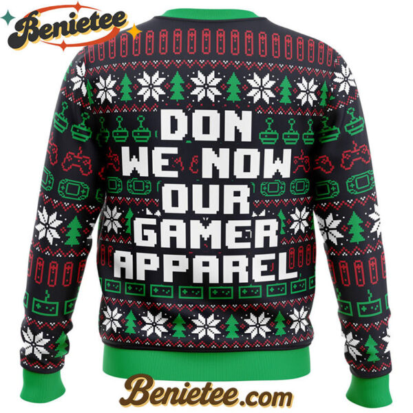 Don We Now Our Gamer Ugly Christmas Sweater