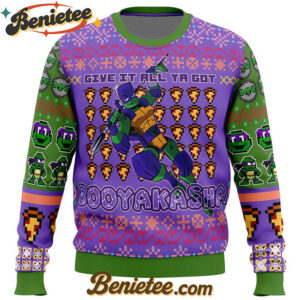 Donatello Rise of the Teenage Mutant Ninja Turtles Ugly Christmas Sweater
