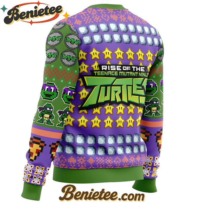 Donatello Rise of the Teenage Mutant Ninja Turtles Ugly Christmas Sweater