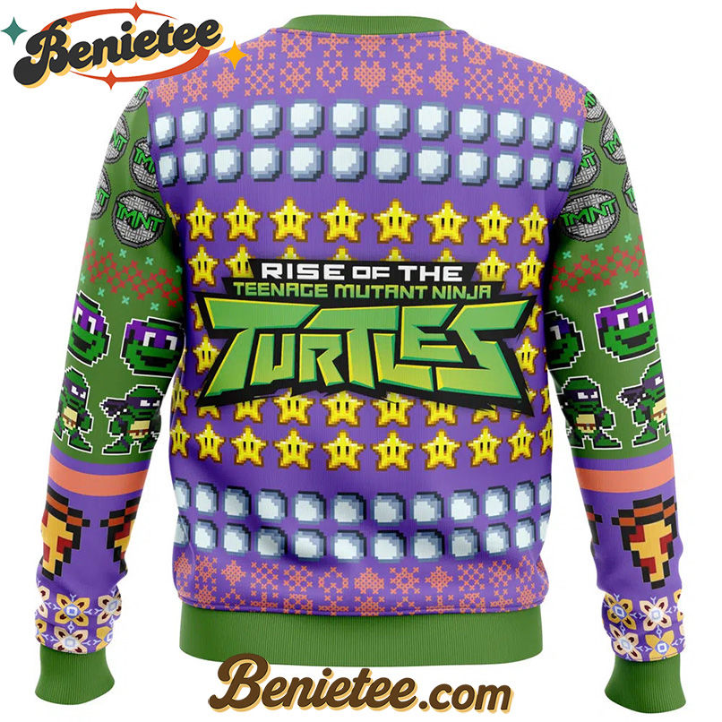 Donatello Rise of the Teenage Mutant Ninja Turtles Ugly Christmas Sweater