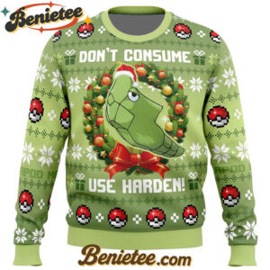 Don't Consume Pokemon Ugly Christmas Sweater