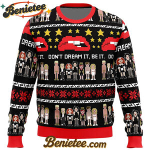 Don't Dream It Be It The Rocky Horror Picture Show Ugly Christmas Sweater