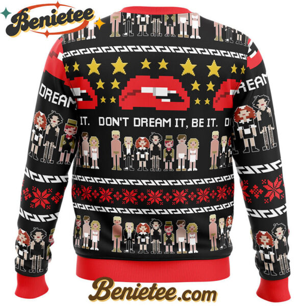 Don't Dream It Be It The Rocky Horror Picture Show Ugly Christmas Sweater