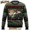 Don't Get Bit High School of the Dead Ugly Christmas Sweater