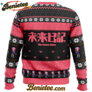 Don't Touch My Senpai!! The Future Diary Ugly Christmas Sweater