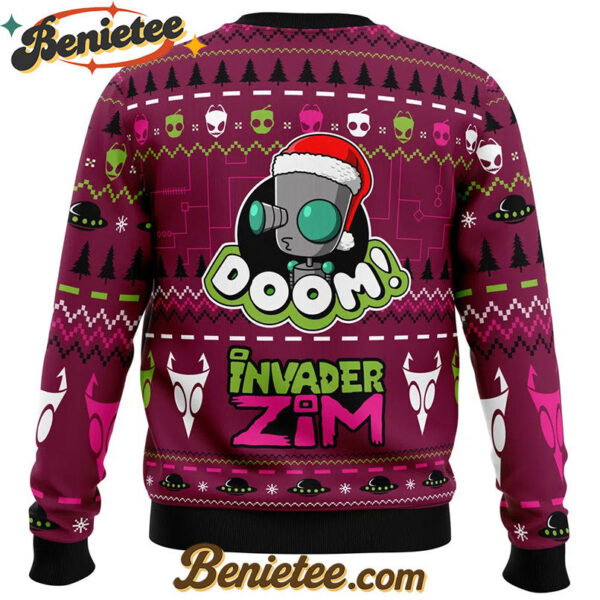 Doom Invader Zim Ugly Christmas Sweater