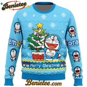 Doraemon Ugly Christmas Sweater