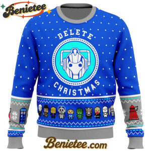 Dr Who Dalek Ugly Christmas Sweater