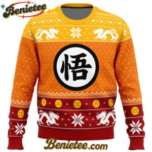 Dragon Ball Z Goku Christmas Ugly Christmas Sweater