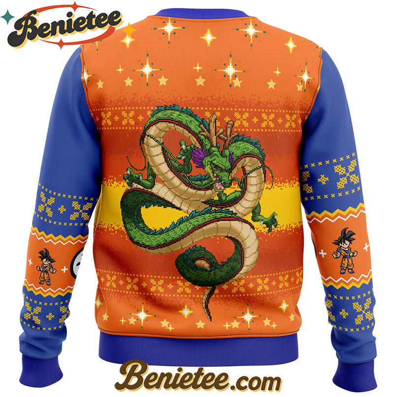 Dragon Ball Z Goku Christmas Ugly Christmas Sweater