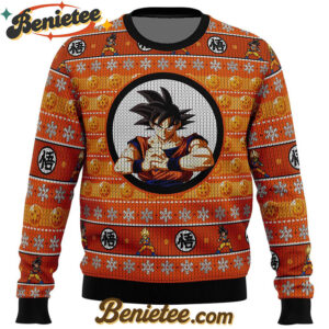 Dragon Ball Z Son Goku Ugly Christmas Sweater