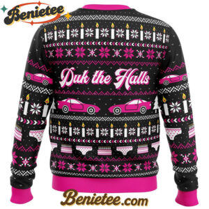 Duk the Halls Sixteen Candles Ugly Christmas Sweater