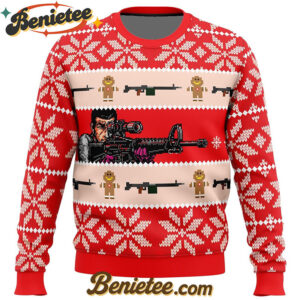 Duke Togo Golgo 13 Ugly Christmas Sweater