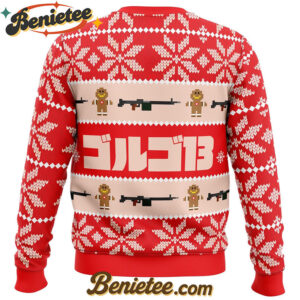 Duke Togo Golgo 13 Ugly Christmas Sweater