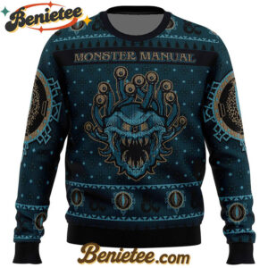 Dungeons & Dragons Monster Manual Ugly Christmas Sweater