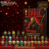 Eddie Iron Maiden Advent Calendar 2025, Christmas Countdown Advent Calendar Gift Box with 24 Acrylic Ornaments