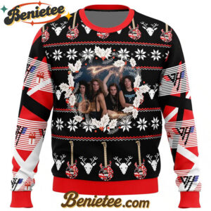 Eddie Van Halen Ugly Christmas Sweater
