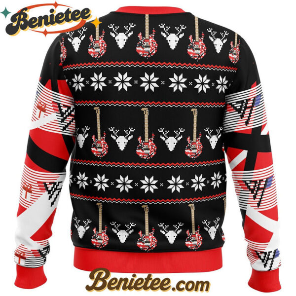 Eddie Van Halen Ugly Christmas Sweater