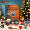 Edmonton Oilers Advent Calendar, Christmas Countdown Advent Calendar Gift Box with 24 Acrylic Ornaments