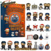 Edmonton Oilers Advent Calendar, Christmas Countdown Advent Calendar Gift Box with 24 Acrylic Ornaments