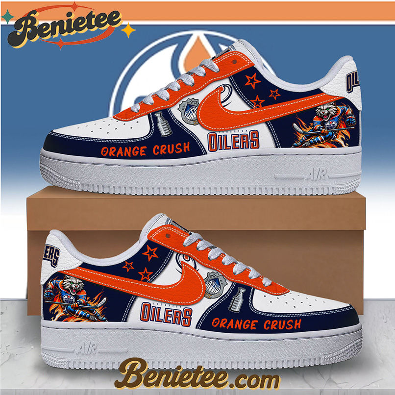 Edmonton Oilers Air Low-Top Sneakers Shoes For Men And Women