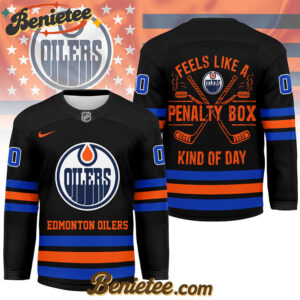 Edmonton Oilers - Premium NHL Feels Like a Penalty Day Long Jersey