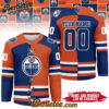 Edmonton Oilers - Premium NHL Personalized Split Color Hockey Jersey