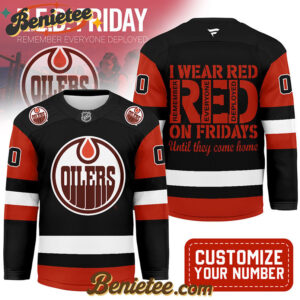 Edmonton Oilers - Premium NHL Red Friday Hockey Jersey