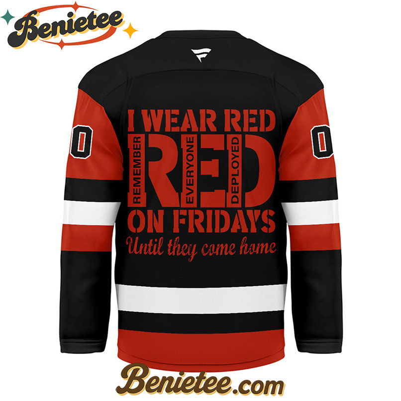 Edmonton Oilers - Premium NHL Red Friday Hockey Jersey