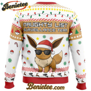 Eevee Surveillance Team Pokemon Ugly Christmas Sweater