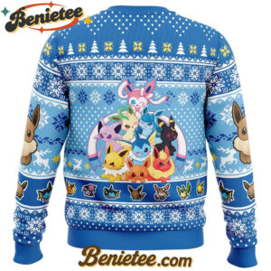 Eeveelution Pokemon Ugly Christmas Sweater