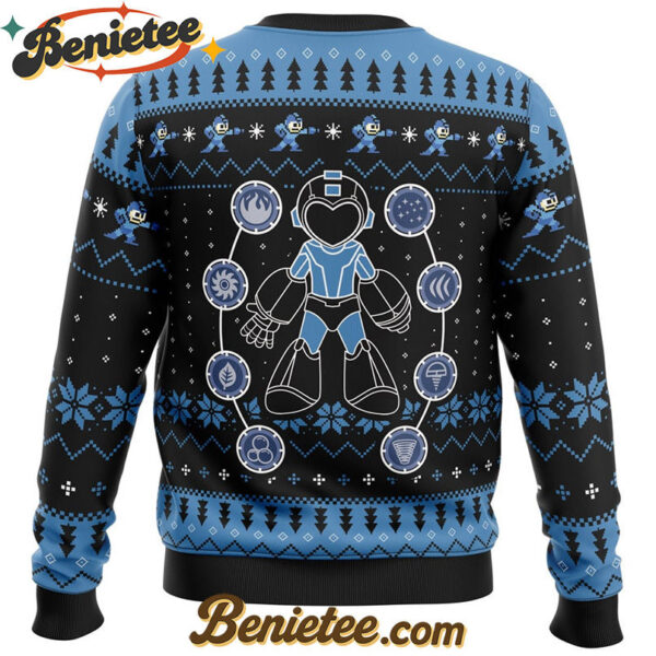 Elemental Weapon Mega Man Ugly Christmas Sweater