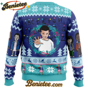 Eleven Stranger Things Ugly Christmas Sweater