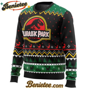 Ethics of Cloning Jurassic Park Ugly Christmas Sweater