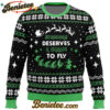 Everyone Deserves to Fly Wicked and Christmas Ugly Christmas Sweater