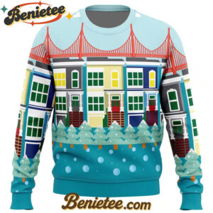 Everywhere Full House Ugly Christmas Sweater