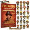 FIREFIGHTERS FIREFIGHTER TRIBUTE ADVENT CALENDAR 2025, Christmas Countdown Advent Calendar Gift Box with 24 Acrylic Ornaments