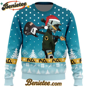 FLCL Canti Saw Christmas Tree Ugly Christmas Sweater