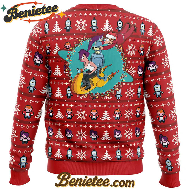 Fa-La-La-La Futurama Ugly Christmas Sweater
