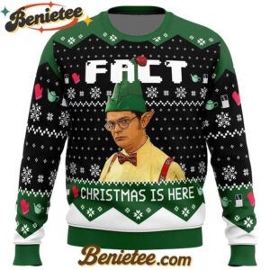 Fact Christmas Is Here The Office Ugly Christmas Sweater