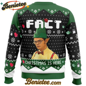 Fact Christmas Is Here The Office Ugly Christmas Sweater
